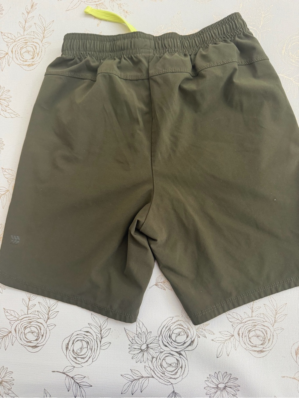 All in Motion Boys Medium (8/10) Olive Green Performance Golf / Active Shorts - Picture 7 of 7